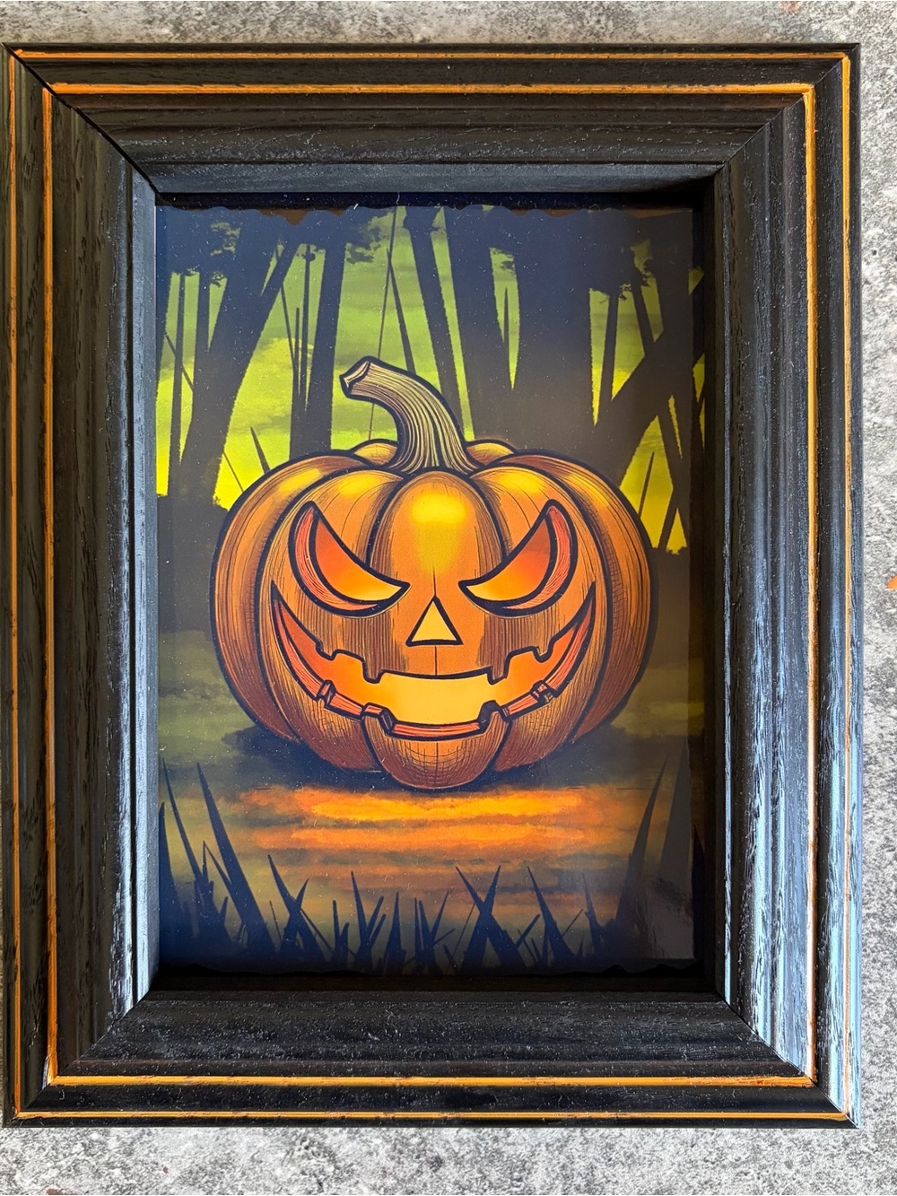 Spooky Pumpkin Wall Art